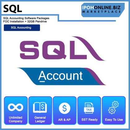 SQL Accounting Software Packages FOC Installation + 32GB Pendrive SQL Accounting Software Packages FOC Installation + 32GB Pendrive